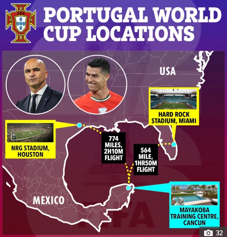 星空体育app-太阳报：葡萄牙队选择墨西哥的派对之都坎昆作为世界杯基地